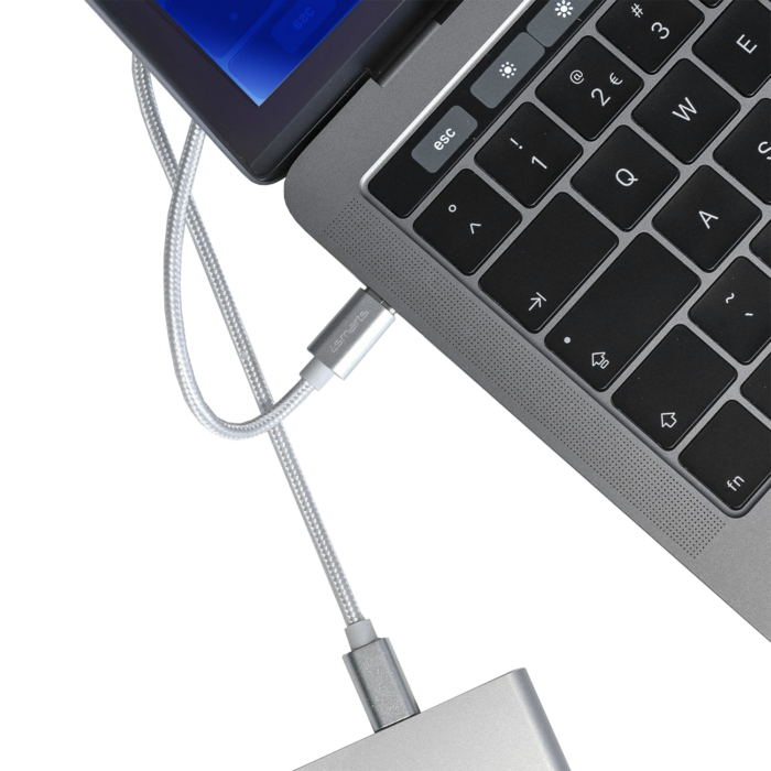 Gevlochten USB-C kabel 1 meter (gecertificeerd) | Partly