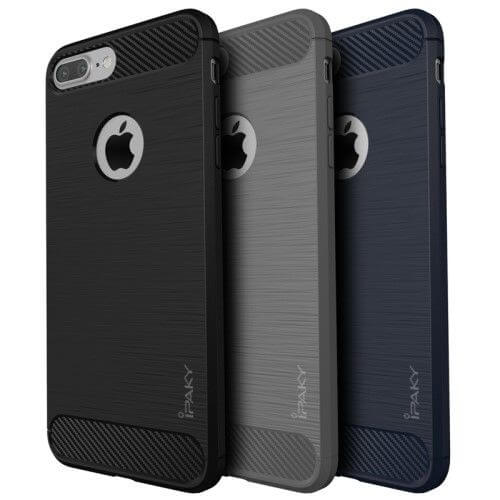 Brushed carbon fiber hoesje iPhone 7 Plus | Partly