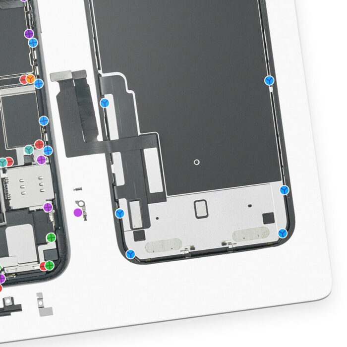 iPhone XR magnetische schroefmat | Partly