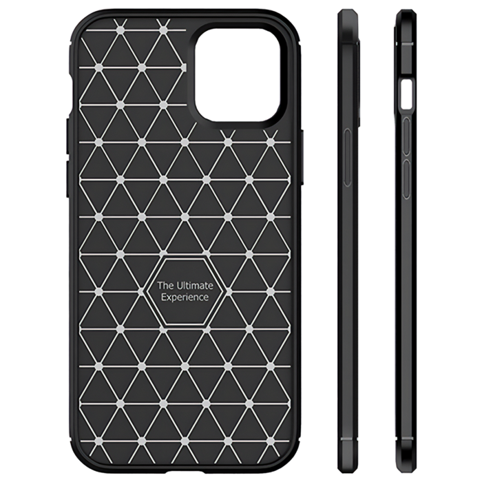 Brushed carbon fiber hoesje iPhone 12 mini | Partly