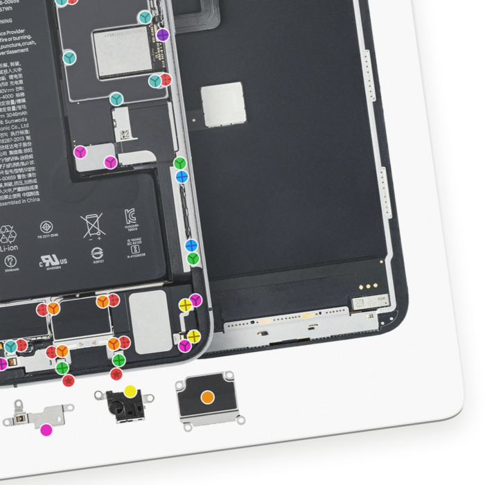 iPhone 11 Pro magnetische schroefmat | Partly