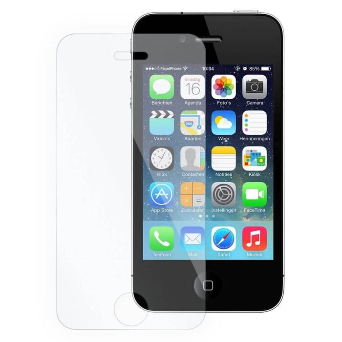 iPhone 4 tempered glass | Partly