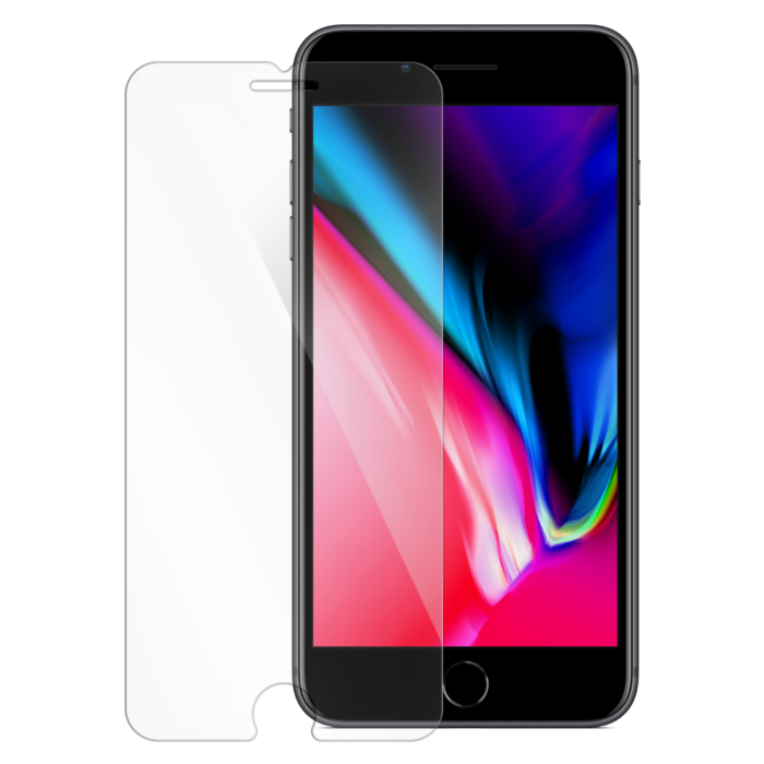 2x iPhone 8 Plus tempered glass | Partly