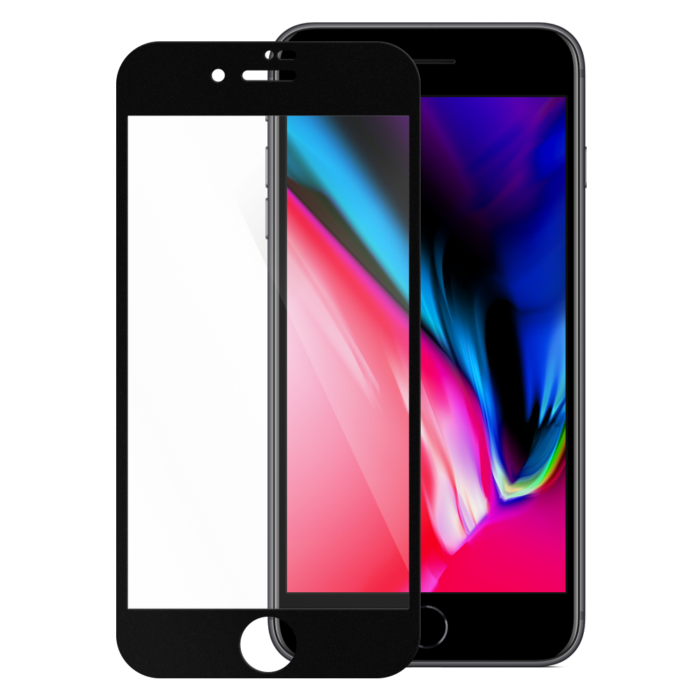 iPhone 8 Plus invisible tempered glass | Partly