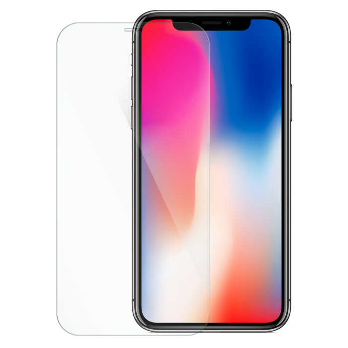 iPhone X tempered glass | Partly