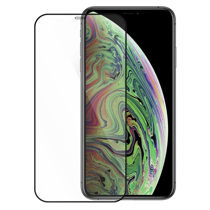 iPhone XS Max invisible tempered glass | Partly