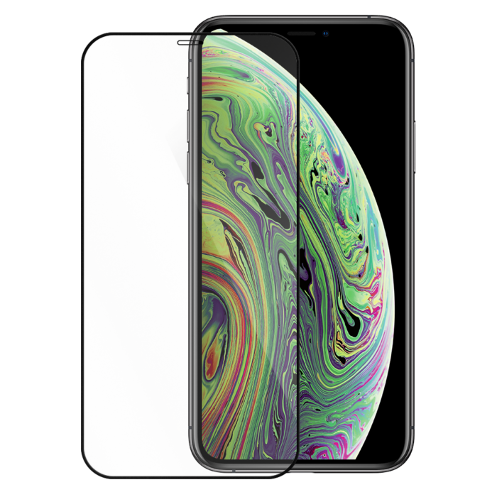 iPhone XS invisible tempered glass | Partly