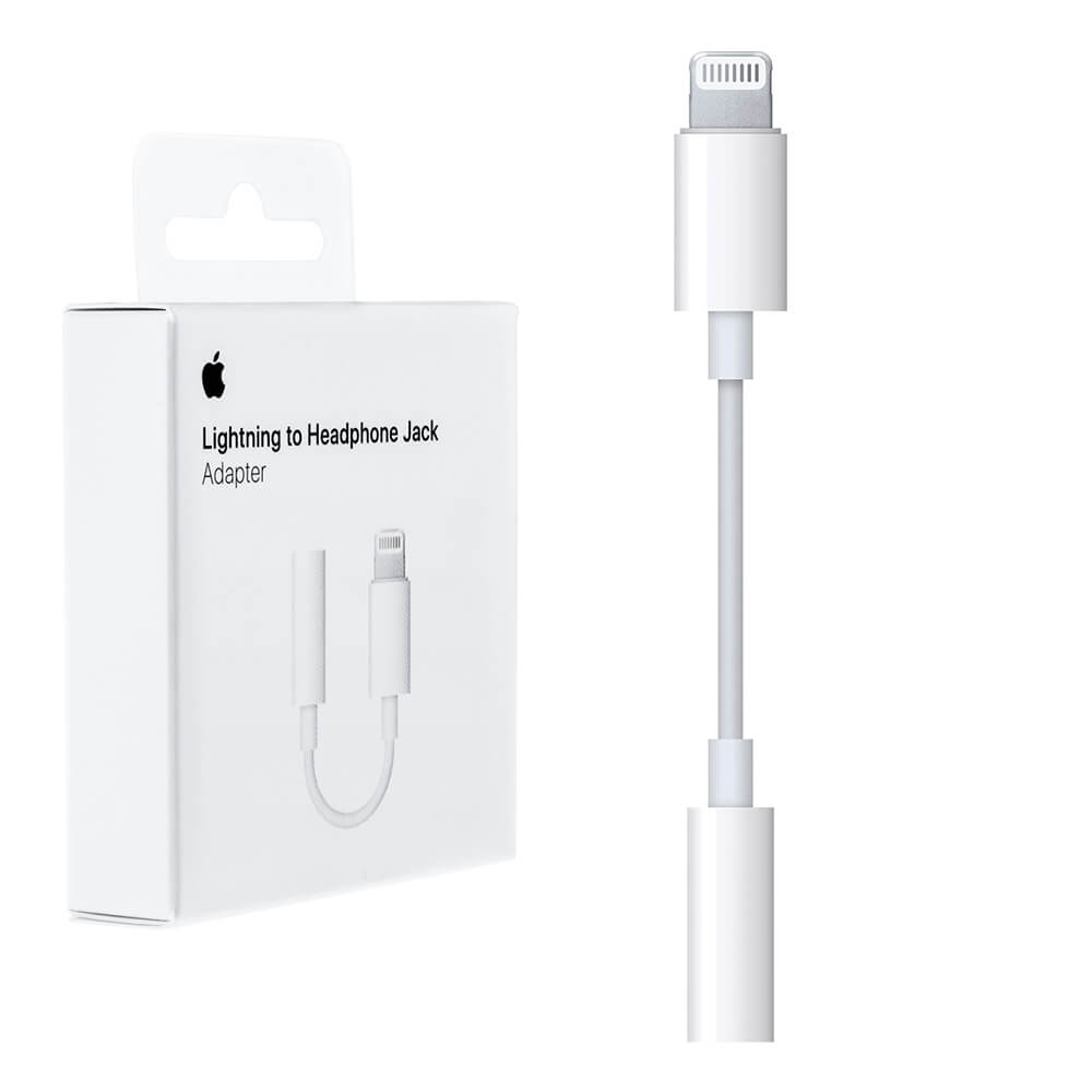 Schaar Artistiek knelpunt Apple lightning naar mini jack adapter (origineel) kopen? - Morgen in huis  | Partly