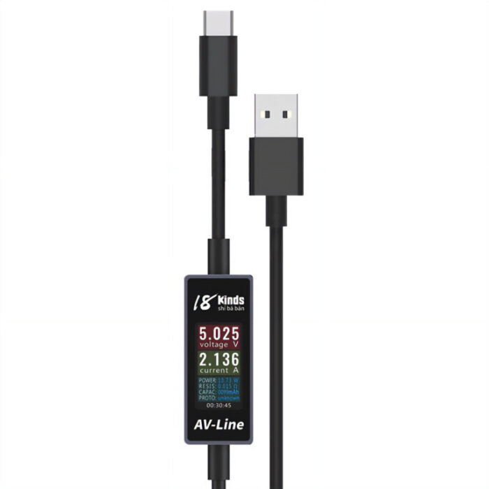 AV-Line ampèremeter (USB-C naar USB) | Partly