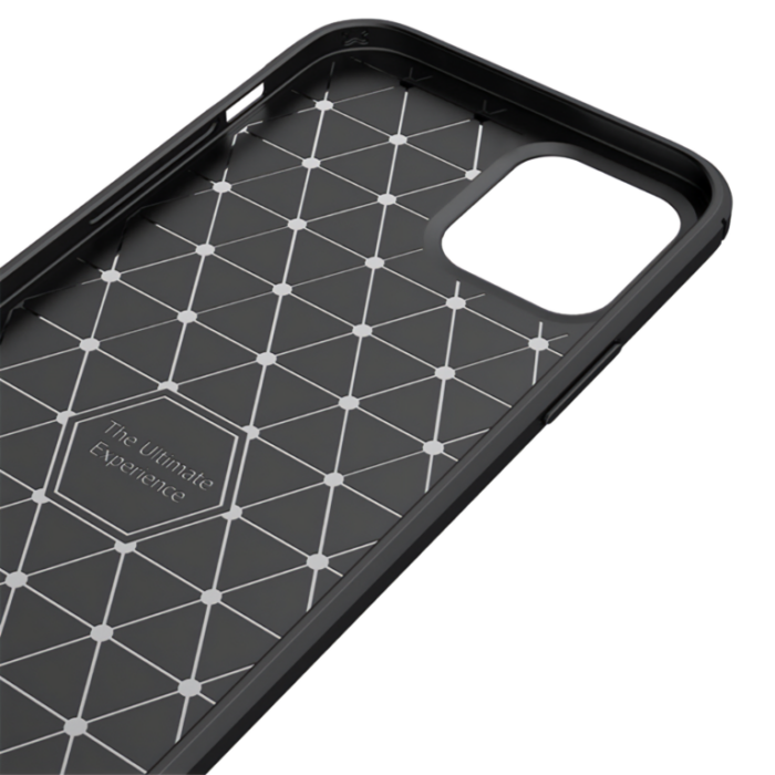 Brushed carbon fiber hoesje iPhone 14 | Partly