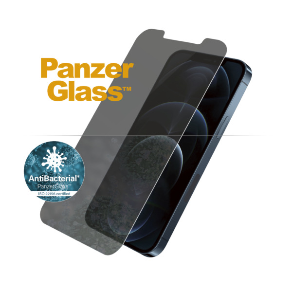 PanzerGlass iPhone 12 Pro Max privacy screenprotector glas | Partly