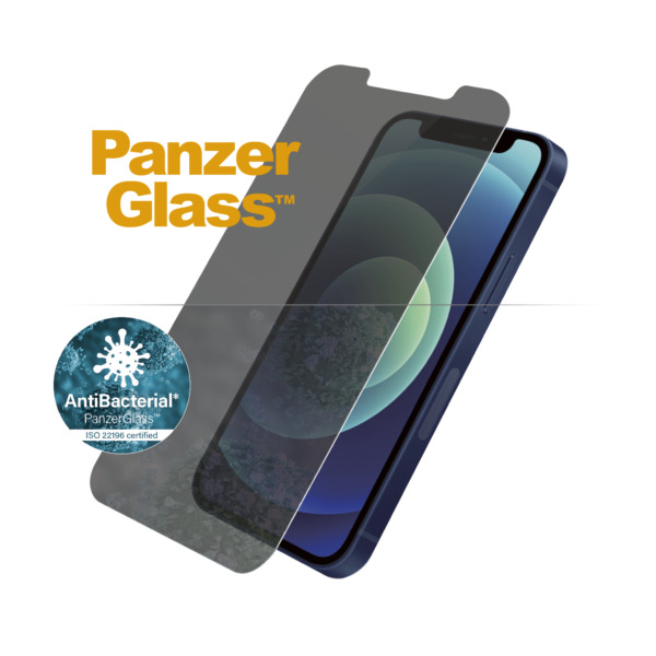PanzerGlass iPhone 12 mini privacy screenprotector glas | Partly