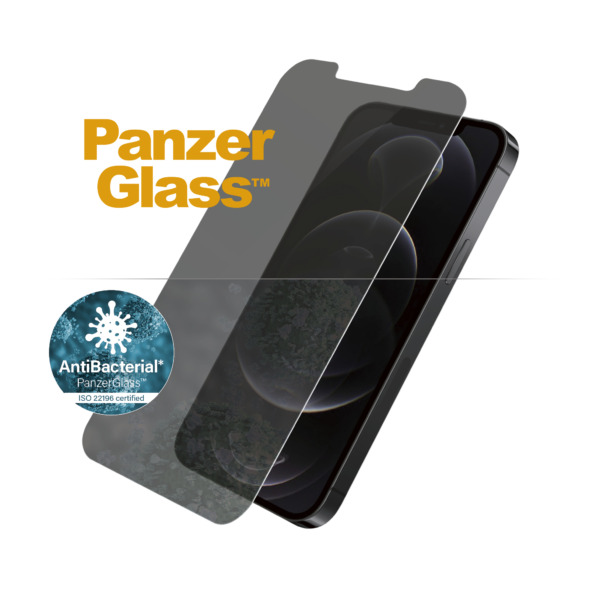 PanzerGlass iPhone 12 Pro privacy screenprotector glas | Partly