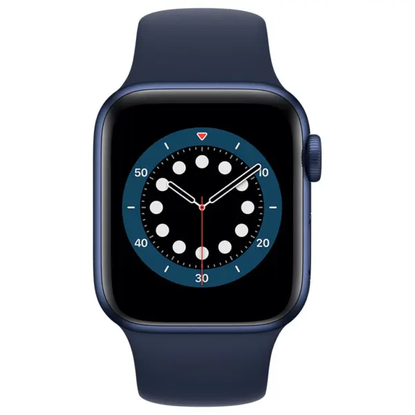 Apple Watch Series 6 40mm - Blauw Aluminium Blauw Sportband | Partly