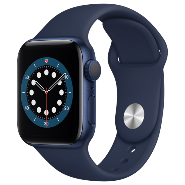 Apple Watch Series 6 40mm - Blauw Aluminium Blauw Sportband | Partly