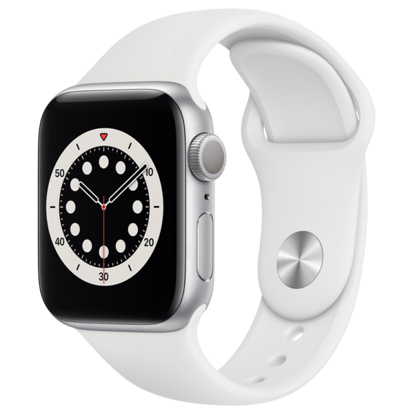 Apple Watch Series 6 40mm - Zilver Aluminium Wit Sportband | Partly