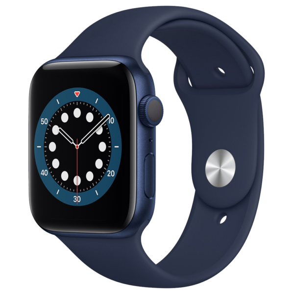 Apple Watch Series 6 44mm - Blauw Aluminium Blauw Sportband | Partly