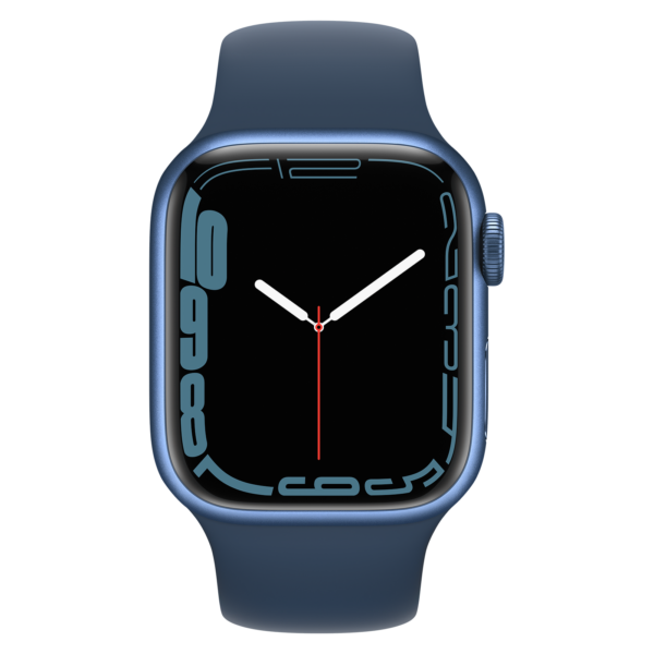 Apple Watch Series 7 41mm - Blauw Aluminium Blauw Sportband | Partly
