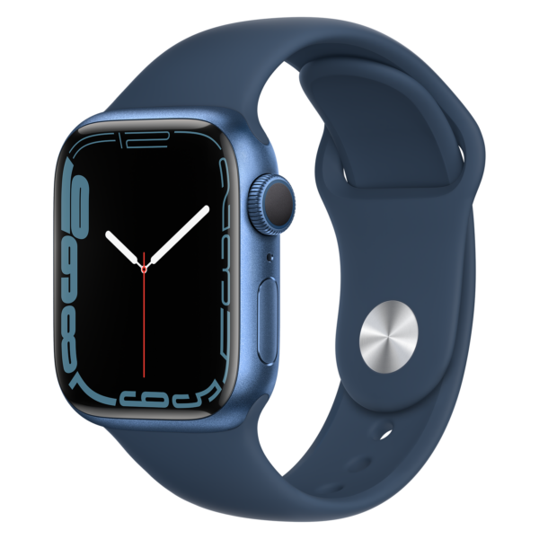 Apple Watch Series 7 41mm - Blauw Aluminium Blauw Sportband | Partly