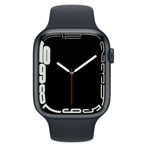 Apple Watch Series 7 45mm - Middernacht Aluminium Middernacht Sportband | Partly