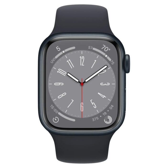 Apple Watch Series 8 41mm - Middernacht Aluminium Middernacht Sportband | Partly