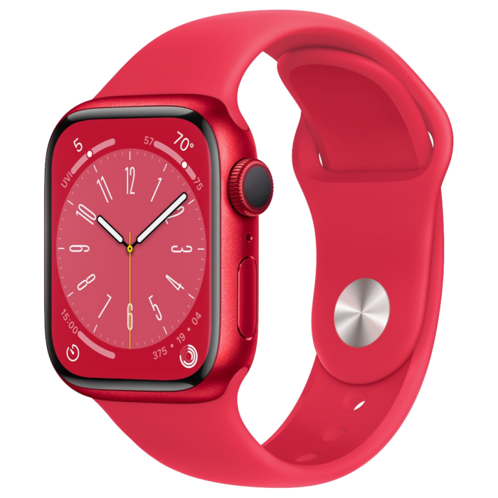 Apple Watch Series 8 41mm - Rood Aluminium Rood Sportband | Partly