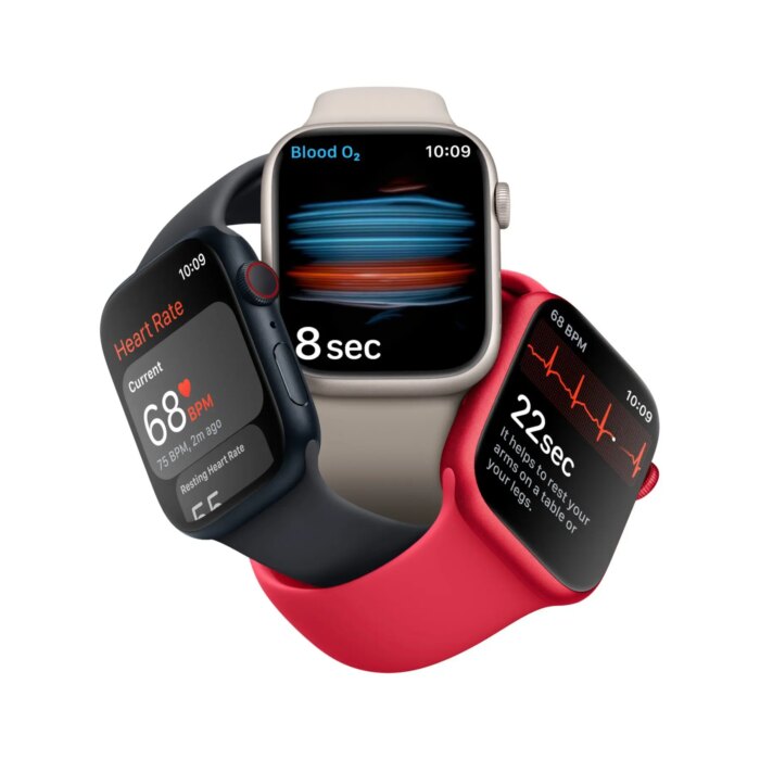 Apple Watch Series 8 41mm - Rood Aluminium Rood Sportband | Partly