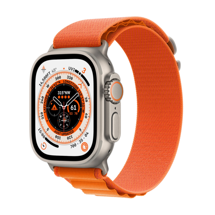 Apple Watch Ultra 49mm - Alpine Band Oranje | Partly