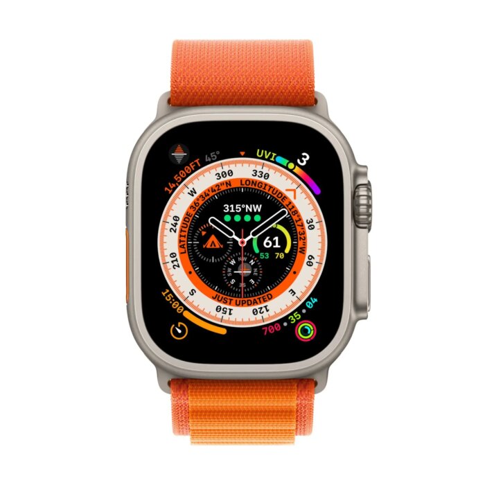 Apple Watch Ultra 49mm - Alpine Band Oranje | Partly