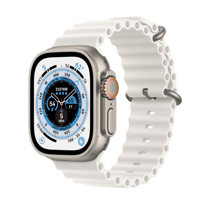 Apple Watch Ultra 49mm - Ocean Band Wit | Partly