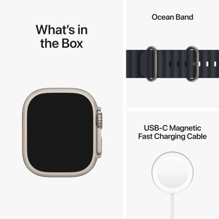 Apple Watch Ultra 49mm - Ocean Band Middernacht | Partly
